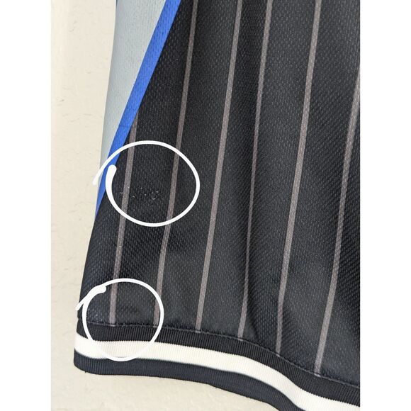 NBA Luca Doncic Dallas Mavericks Mesh Basketball Shorts Approx Size L - Picture 8 of 8